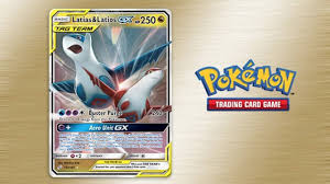 This trio tag team gx pokemon card will be new cosmic eclipse set and it might be the cutest tag team ever! Pokemon Tcg Tag Team Latias Latios Gx Officially Revealed In The West Nintendosoup