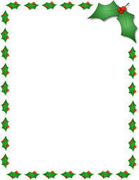 Christmas Holly Border Page Public Domain Clip Art Image Wpclipart Free Christmas Borders Christmas Border Christmas Present Clip Art