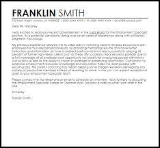 Don't include these things in your cover letter. Employment Specialist Cover Letter Sample Cover Letter Templates Examples