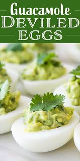 Guacamole Deviled Eggs Avocado Deviled Eggs Simplyrecipes Com Recipe Guacamole Deviled Eggs Deviled Eggs Avocado Deviled Eggs