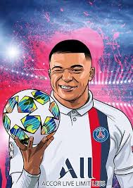 Poster Kylian Mbappe Par Davdezign En 2020 Football Dessin Coloriage Football Photos De Football