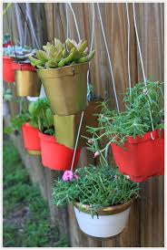 Hanging plants on fence diy hanging planter fence planters hanging baskets hanging pots fence landscaping backyard fences garden fencing set of 6 galvanised steel plant pot holders, hanging rings to hang plant pots on walls, fences & sheds. Transformed Gardening Hang Ups Hanging Plants On Fence Hanging Garden Hanging Plants