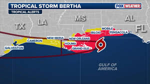 Houston Weather Alert: Tropical Storm Bertha's Sudden Landfall Reshapes Real-Time Patterns