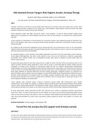 Antalya'nın aksu ilçesinde orman yangını çıktı. Pdf Cbs Destekli Orman Yangini Risk Dagilim Analizi Antalya Ornegi Forest Fire Risk Analysis With Gis Support Antalya Sample