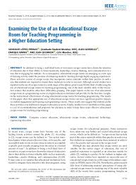 Redactor de buzzfeed, españa keep up with the latest daily buzz with the buzzfeed daily newsletter! Pdf Examining The Use Of An Educational Escape Room For Teaching Programming In A Higher Education Setting