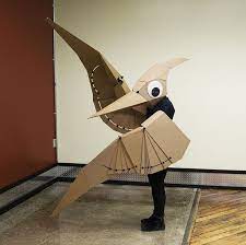 Become A Dinosaur With Lisa Glover S Cardboard Pterodactyls Disfraces De Animales Disfraces Hechos En Casa Mascara De Cartulina