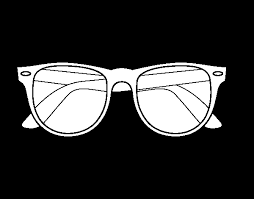 Color in this picture of sunglasses and share it with others today! Sunglasses Coloring Page Coloringcrew Com