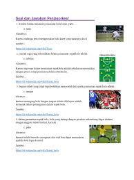 Dilakukan di daerah sudut lapangan karena bola melewati garis gawang setelah menyentuh pemain bertahan. Soal