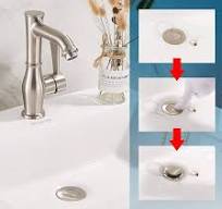 Amazon.com: REGALMIX Desagüe para lavabo, grifo de baño, tapón de drenaje  desplegable sin desbordamiento de níquel cepillado, colador antiobstrucción  ...