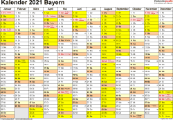 Kalenderpedia 2021 bayern / brückentage in bayern übersichtlich im kalender. Kalenderpedia 2021 Bayern Kalender 2021 Bayern Ferien Feiertage Excel Vorlagen Kalender 2021 Auch Zum Ausdrucken Auf A4 Good Shit Blog