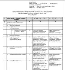 Usulan Kebutuhan Dan Formasi Asn Provinsi Bangka Belitung Sebanyak 1951 Formasi Tanggal Belajar Pulau Bangka