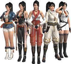 5 Main Costumes Of Momiji ” - Dead Or Alive Momiji Outfits | Full Size PNG  Download | SeekPNG