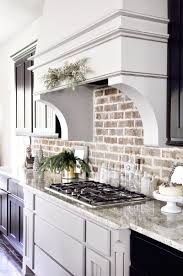 Top 10 Blog Posts Of 2016 By Decor Gold Designs Farmhouse Kitchen Backsplash Brick Kitchen Modern Farmhouse Kitchens