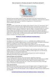 How To Become Business Analyst Financeviewer