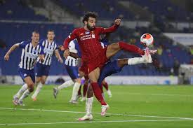 محمد صلاح أسرع لاعب يشارك في تسجيل 100 هدف مع ليفربول في البريميرليج المصري اليوم