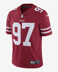 The san francisco 49ers are a professional american football team based in the san francisco bay area. Nfl San Francisco 49ers Nick Bosa Men S Limited Vapor Untouchable Football Jersey Nike Com