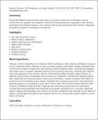 Check nurse the registered nurse cv sample nurse be nurse nurse are organizing your information correctly. Medical Surgical Nursing Resumes Tablon