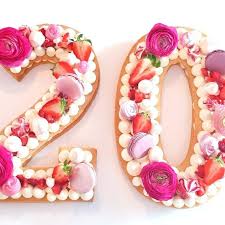Pin By Rocio Galmez On Torta 20 Birthday Cake Number Cakes Biscuit Cake