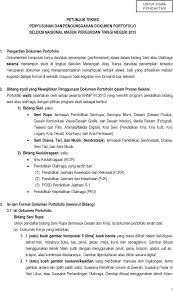 Contoh portofolio ini berisi kumpulan portfolio di berbagai bidang kompetensi dan keahlian seperti bidang pendidikan, akuntansi, keuangan, sains dan sebagainya lengkap. Petunjuk Teknis Penyusunan Dan Pengunggahan Dokumen Portofolio Seleksi Nasional Masuk Perguruan Tinggi Negeri Pdf Download Gratis