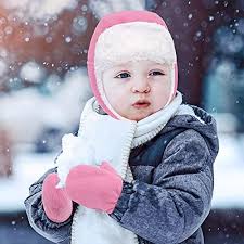 Baby Mittens Toddler Gloves Kids Winter Gloves Baby Girl Boy Winter Mittens  Infant Mittens 2 Pair Pack, Pink & Rose Red, 12-24 Months: Buy Online at  Best Price in UAE