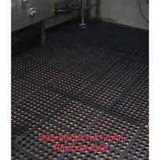And because a tiled kitchen floor has an. Interlocking Rubber Safety Mat For Restaurant Bar Kitchen Garage 90x90cmx12mm