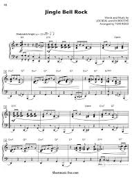 Jingle Bell Rock Sheet Music Christmas Carol Sheet Music Christmas Piano Sheet Music Piano Sheet Music Free