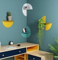 Wall shelves can add oodles of space to your room while offering you plenty of storage. Corner Wall Shelf Decoration Metal Creative Wall Mount Shelf Buy Corner Wall Shelf Decoration Metal Creative Wall Mount Shelf Modern Wall Shelves With Round Corner Corner Wall Shelf Product On Alibaba Com