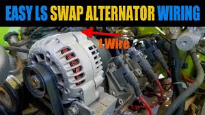 Read how to draw a circuit diagram. Easy Carbureted Ls Alternator Wiring For Your Ls Swap Ls Stand Alone Alternator Wiring Carb Ls Youtube