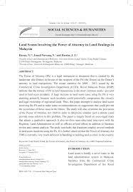 A power of attorney form (poa) is a document that lets a person (the principal) choose someone else (their agent) to handle their medical and a power of attorney form is required to be signed in accordance with state law (such as witnesses or a notary public). Pdf Land Scams Involving The Power Of Attorney In Land Dealings In Malaysia