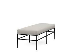 Entryway living room dining room kitchen bedroom office view all rooms. Ferri Metal Tufted Upholstered Bench With Legs Ethan Allen