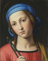 Attributed to Hugo van der Goes (Ghent c. 1440-1482 Rode Klooster, near  Brussels), The Virgin and Child with Saints Thomas, John the Baptist,  Jerome and Louis