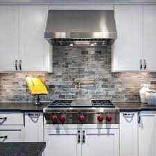 I've thought of both stone and butcher block, or those enamel top stone look counters also caught my eye. Top 60 Best Kitchen Stone Backsplash Ideas Interior Designs