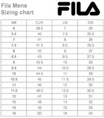 Fila Mens Shoes Size Chart Sale Up To 33 Discounts