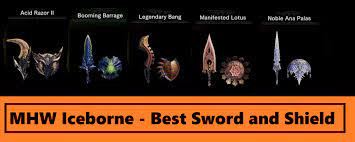 While sns is no longer the only weapon that can fire the slinger while unsheathed, it now gains the ability to fire slinger bursts at any time as opposed to only in specific windows during combos. Mhw Iceborne Weapons Guide Best Sword And Shield Iceborne Best Sns 2020 Ethugamer