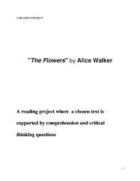 Check spelling or type a new query. Pdf The Flowers By Alice Walker Mohammad Sultan Academia Edu
