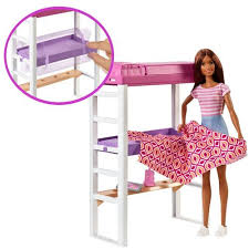 Barbie & chelsea the lost birthday is available now on netflix. Etagen Bett Schreibtisch Und Puppe Barbie Mattel Fxg52 Mobel Einrichtung Kaufen Bei Hood De