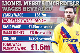 As mentioned before, he is reportedly worth $400 million. Lionel Messi And Barcelona Open Talks On New Two Year Deal That Will Keep Him On Same 1 15million Per Week Wages