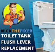 Toilet Handle Replacement - Stainless Steel Toilet Lever - Toilet Flusher  Front Mount - DIY Toilet Handle Replacement - Universal Toilet Trip Lever  ...