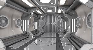 Sci Fi Interior Scene 3d Model Spaceship Interior Futuristic Interior Interior