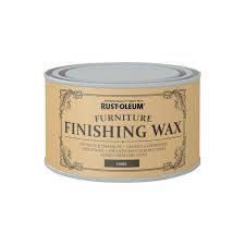 I painted a table using rust oleum chalk finish. Rust Oleum Furniture Finishing Wax Chalk Paint