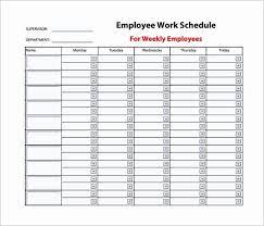 Template for employee schedule weekly printable schedule. Employee Schedule Template Free Download Beautiful Employee Work Schedule Template 10 Free Word Exc Schedule Template Monthly Schedule Template Work Schedule