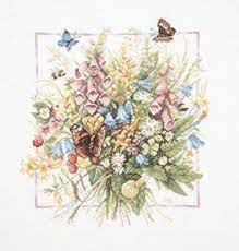 Cross stitch kits, jungle leopard animals awesocrafts easy patterns cross stitching embroidery kit supplies christmas gifts, stamped or counted (leopard product description. Lanarte Marjolein Bastin Cross Stitch Collection Summer Bouquet Counted Cross Stitch Kit Butterfly Cross Stitch Pattern Cross Stitch Cross Stitch Kits