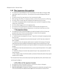 As a result, the agreement has been amended and the acceptance of the malaya's proposal. Pdf Malaysian Studies Revision Notes Steven Leo Academia Edu