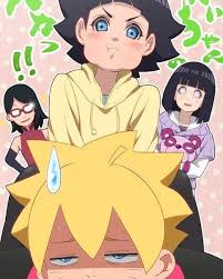 Borusara Boruto X Sarada Anime Chibi Anime Anime Naruto
