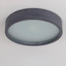 Die Deckenleuchte In Der Betonfarbe Anthrazit Flache Deckenleuchte Deckenleuchte Beton Led Deckenleuchte