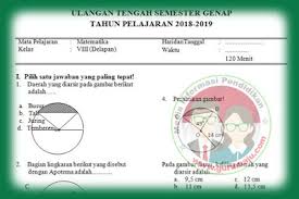 Soal Uts Matematika Kelas 8 Semester 2 Kurikulum 2013 Guru Maju