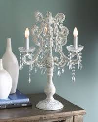 Crystal Lamp Shabby Chic Table Lamps Chandelier Table Lamp Decor