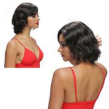 Off topic comments and posts related to straightening hair may be removed. Udu Short Wavy Wigs For Black Women Human Hair Brazilian Bodywave Short Bob Wigs None Lace Wigs Shoulder Length 130 Density Brazilian Natural Wave Full Wet Wavy Wigs Under 40 Cheaper Sale