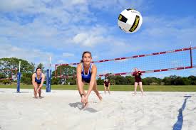 Beach volleyball beginner tip #1: Stu Opens Names New Beach Volleyball Courts St Thomas University News