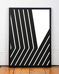 Abstract Black And White Wall Design Black And White Art Lines Poster Black Lines Print Minimalist Art Abstract Art Wall Print Modern Poster Geometric Print A3 Wall Art Geometric Art White Art Scandinavian Art